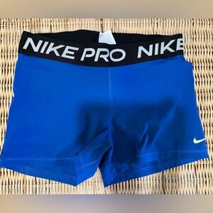 Nike Pro Royal Blue Performance Shorts
